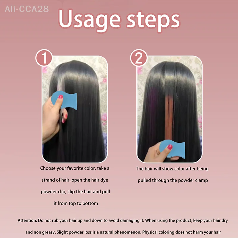 Temporary Hair Chalk Washable Hair Color Makeup For Sport Events Halloween Cosplay Festivals Partial Hair Dye