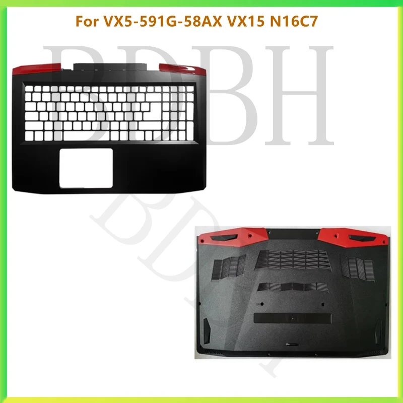 For Acer VX5-591G-58AX VX15 N16C7 Laptop Top Case Palmrest Bottom Cover Housing Shell Replacement