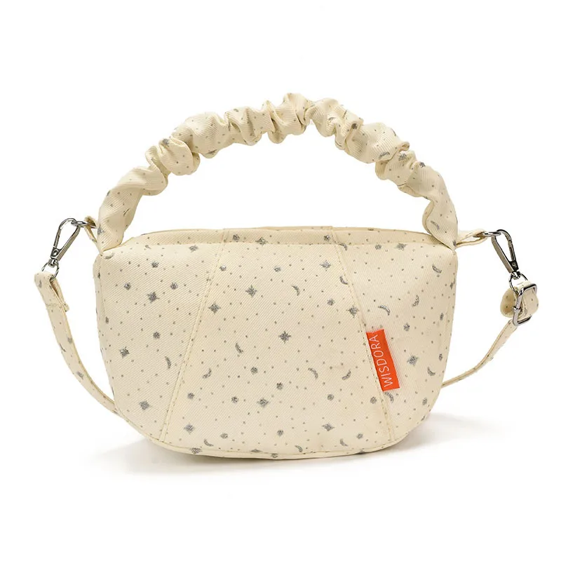 Cross-border Japanese-style cute and stylish crossbody bag2026New versatile star-pattern shoulder bag, simple commuter handbag