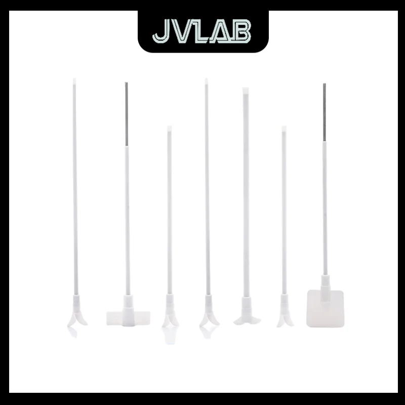 

PTFE Stirring Rod Blade Expandable Blade Acid And Alkali Resistant Crescent shaped High Temperature Resistant Non Stick JVLAB