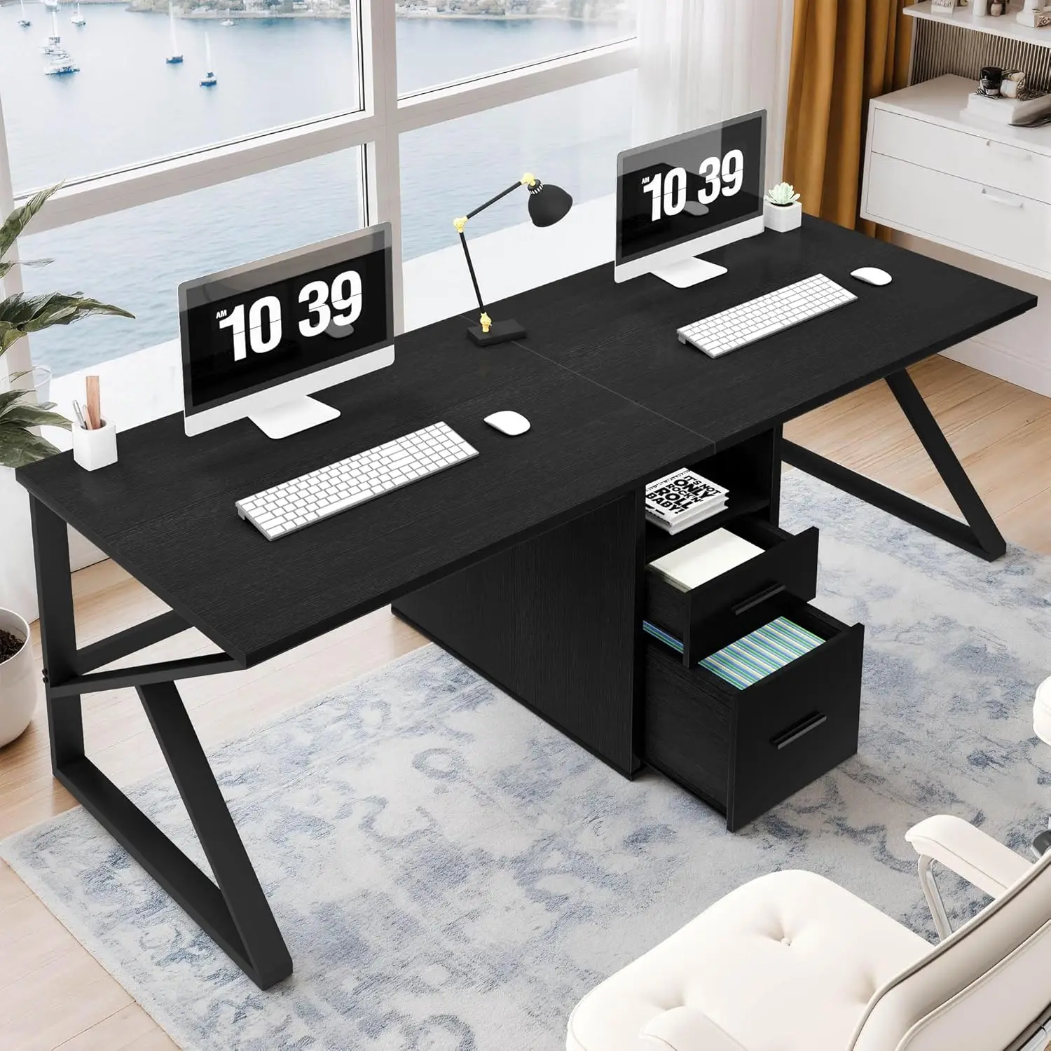 Black Computer Desk…