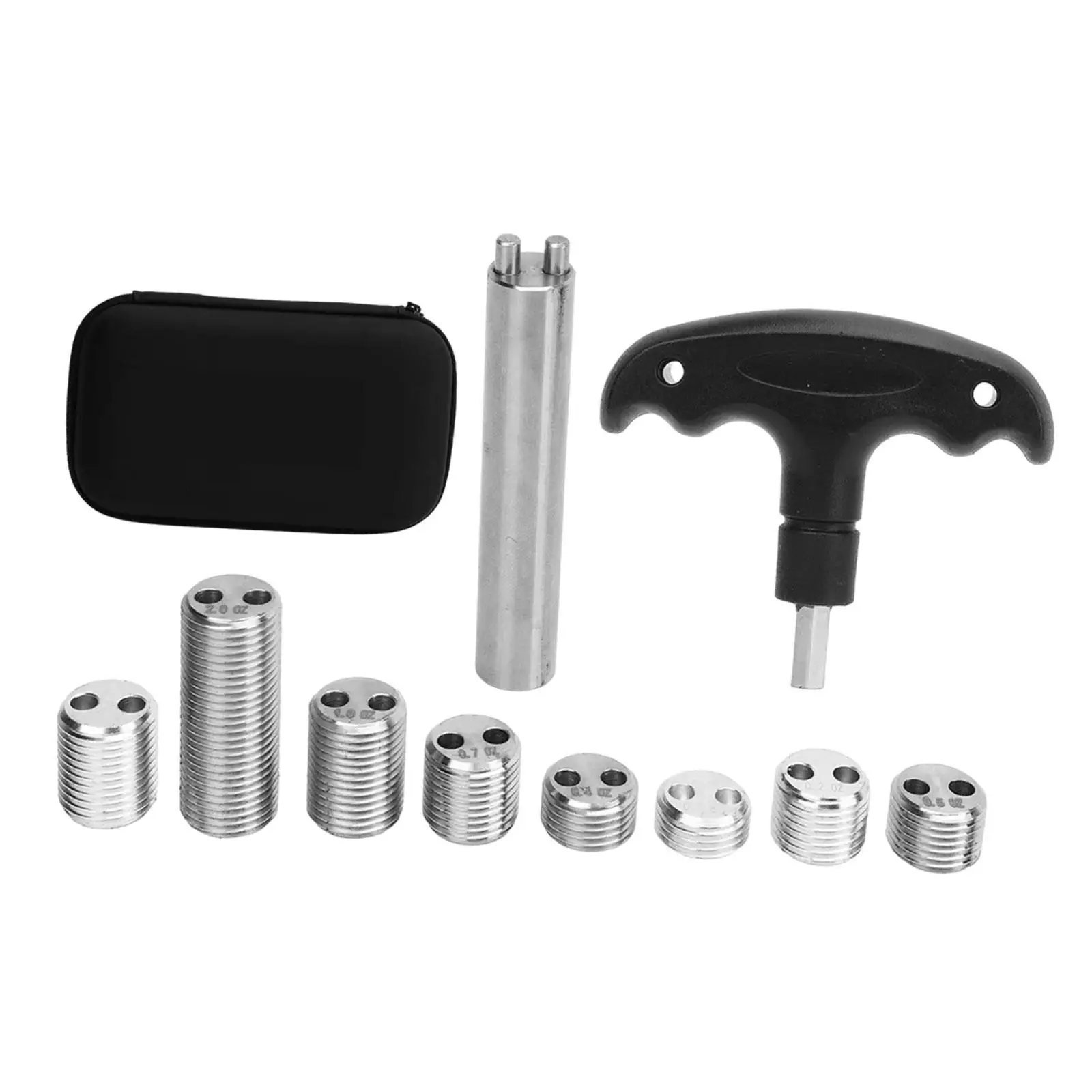 

8 шт. весовые болты для бильярдного кия 0,1/0,2/0,3/0,4/0,5/0,7/1,0/2,0 унции 8 размеров