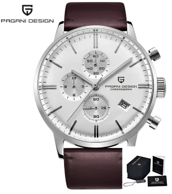 Men's Multi-Functional Quartz Watch with Sapphire Glass