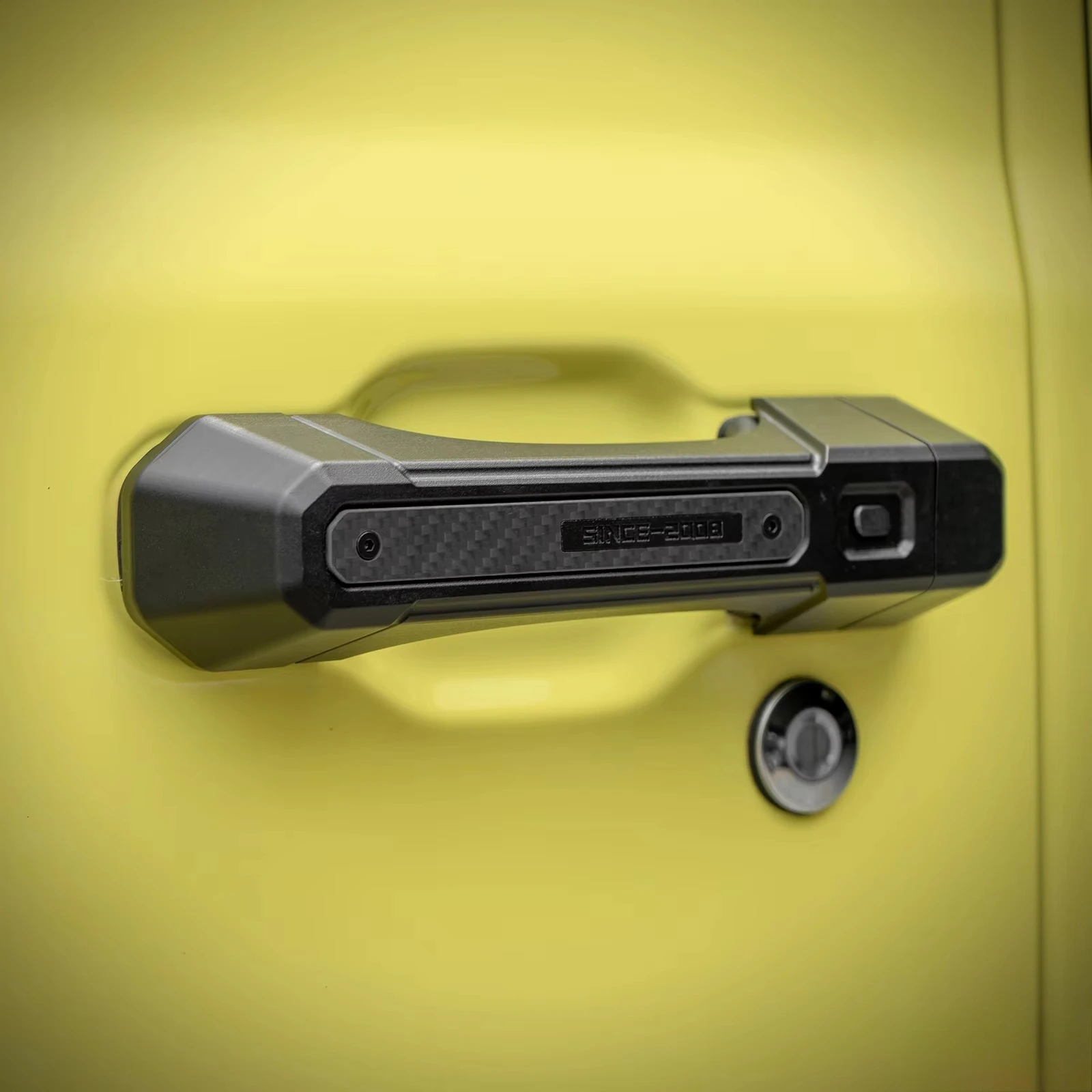 Aluminum/Carbon Fiber Car Handle Cover for Jeep Wrangler JL Accessories Door Handle Cover 4 Door for Jeep JL