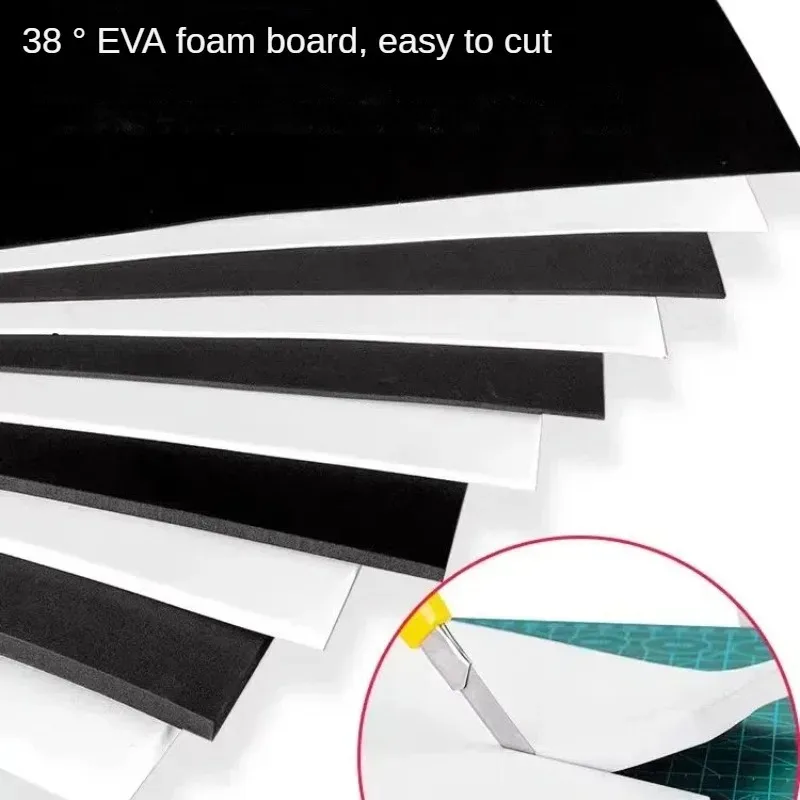 EVA Foam Board Toolbox Shock-Absorbing Foam Sheets 38 Degrees Handmade Model Making Material Gift Box Within Packaging Lining