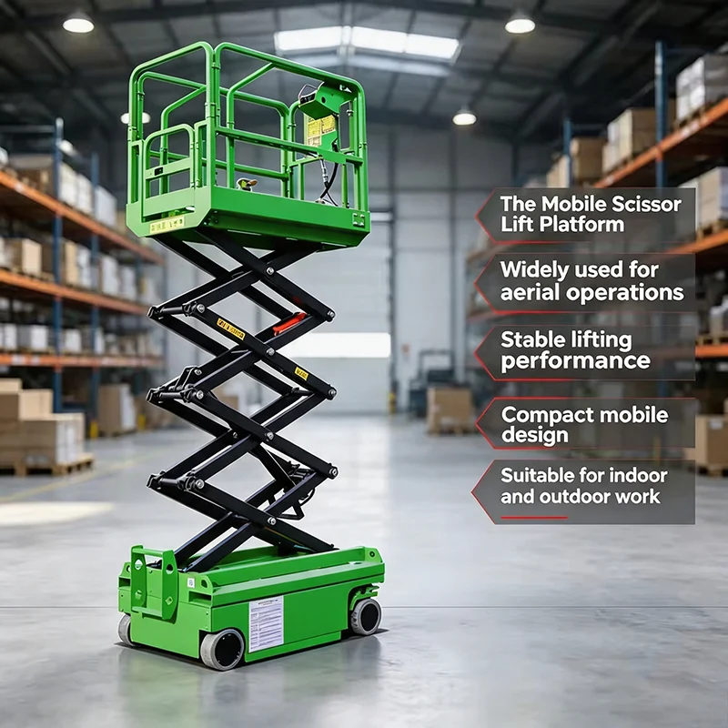 China Factory Fast Delivery Custom Mini Lift Mobile Scissor Lift Platform 4-18m Crawler Scissor Lift Table Electric Hydraulic 2
