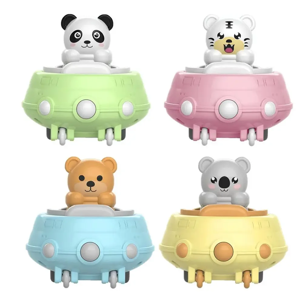 キッズアニマルバンパーカー男の子と女の子早期教育かわいいパンダクマタイガーおもちゃの車子供の誕生日プレゼントプルバックカーギフト