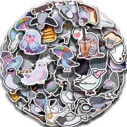 50PCS Cute Cartoon Pigeon Stickers DIY Diary Laptop Luggage Skateboard Animal Sticker Fun Classic Toy