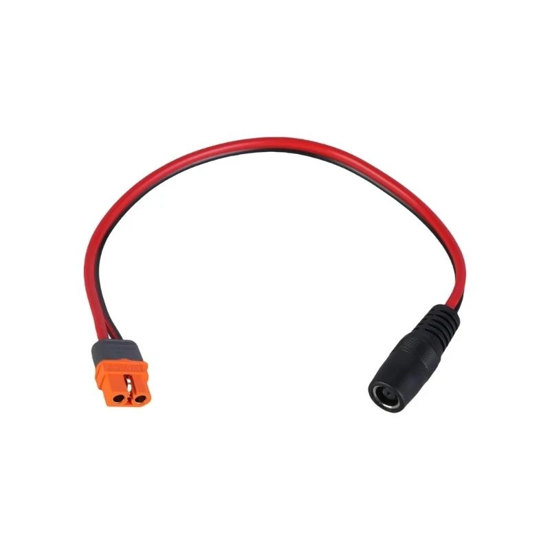 

97QB DC7909 Female to XT60I Female Adapter Cable 14AWG for Solar Panel Charging