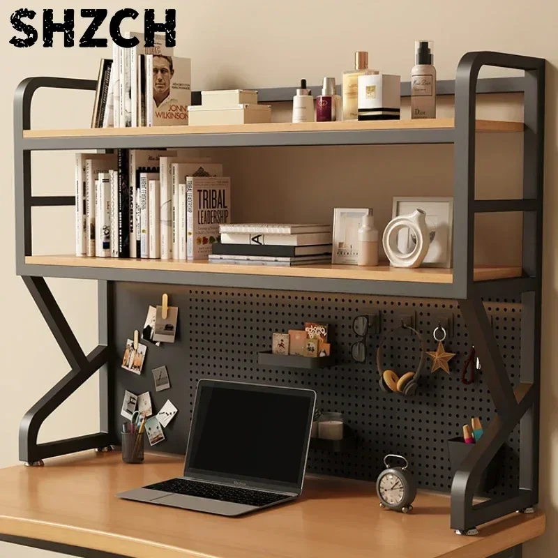 Multi-functional Bookcases for Student Desk Storage Shelf Desktop Multi-layer Simple Bookshelf Iron Home Furniture