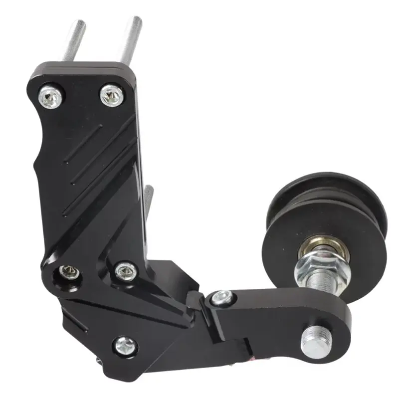 A13Z-Motorbike Modified Chain Tensioner Regulator Pulley, Adjustable Auto Chain Tightening Wheel Link Size Refitting Part Black