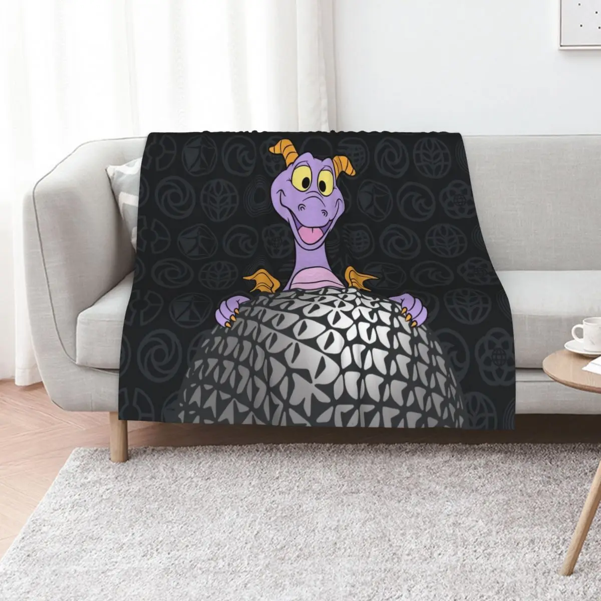 Figment BLK SSE Icons Throw Blanket Weighted Plush Soft Plush Plaid Luxury Thicken warm for winter Sofas Blankets