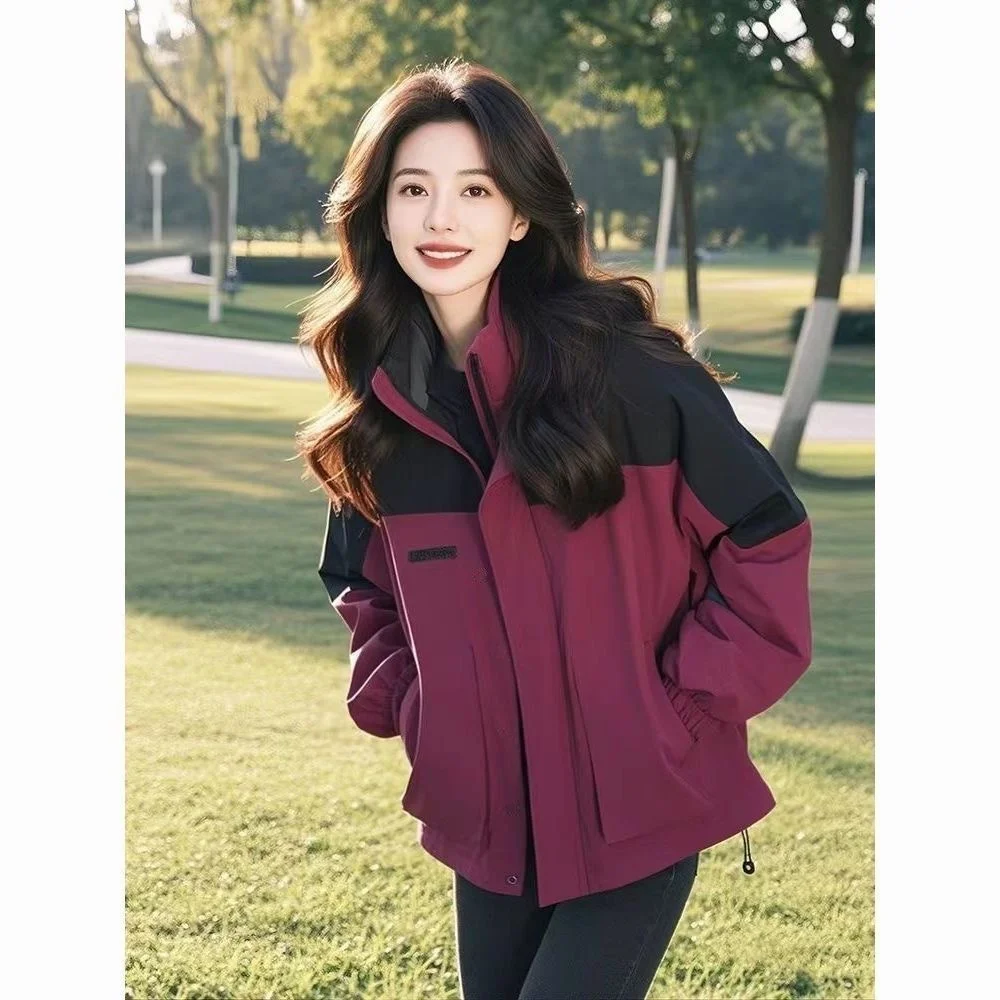 سترات راكبي الدراجات النارية سترة نسائية رقيقة للخريف ميلارد متدرجة مطوي مضغوطة احترافية أنيقة ورشيقة مجسمة للهالوين #5