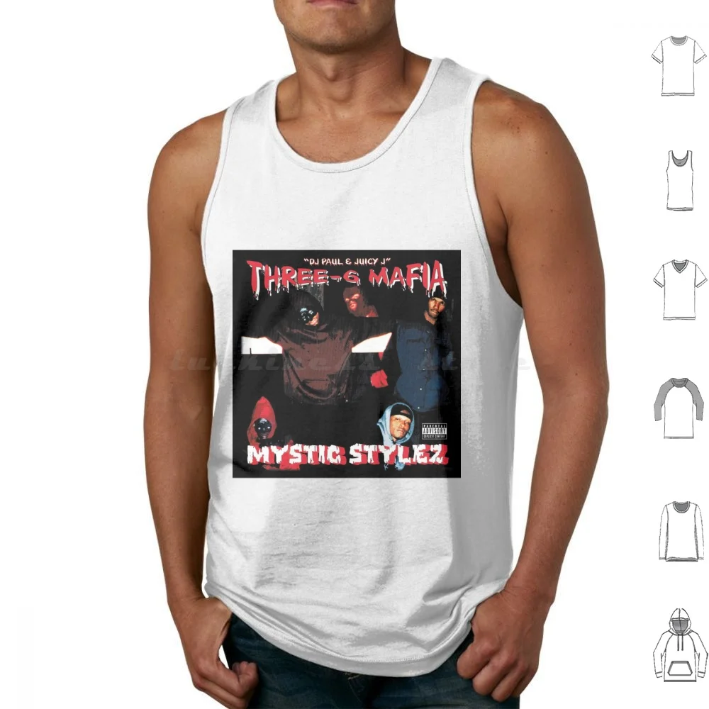 Three Six Mafia-Mystic Stylez Camisetas sin mangas Chaleco sin mangas Threesixmafia Three Six Mafia Music