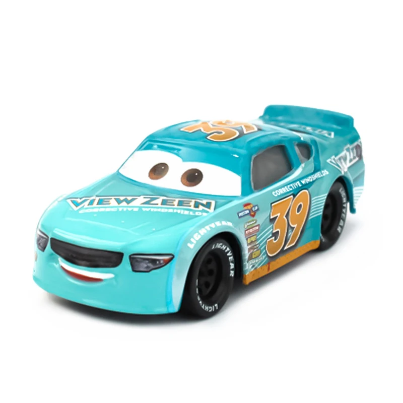 Diney Cars Pixar 1:55 Diecast Vehicle Metal Bodywork Alloy Material Anime Action Figure Lightning McQueen Kids Toy Birthday Gift