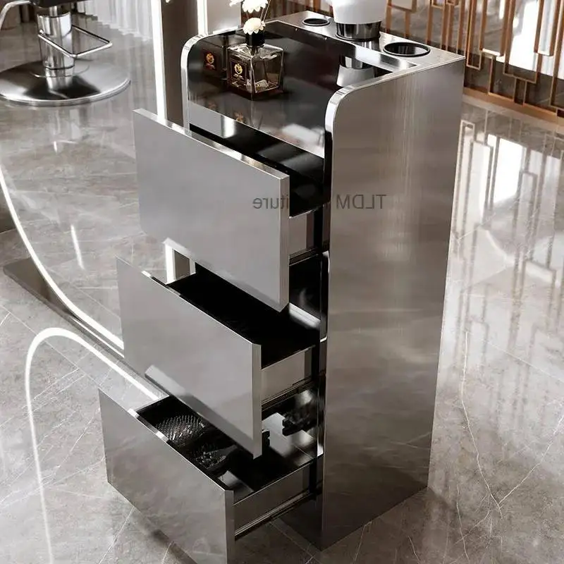 Salon Beauty Trolley Carrito Unique Modern Luxury Storage Big Glamour Decor Ruedas Trolly Organizador Con Cart Furniture
