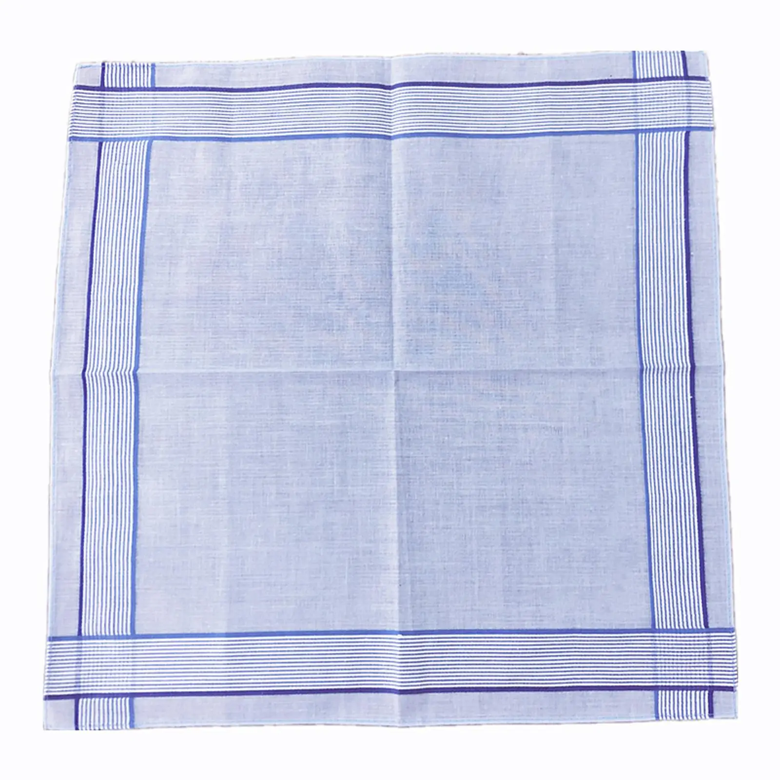 Pocket Handkerchiefs Men Cotton Soft Plaid Suit Hanky Square for Father Groom Prom or Formal Occasions