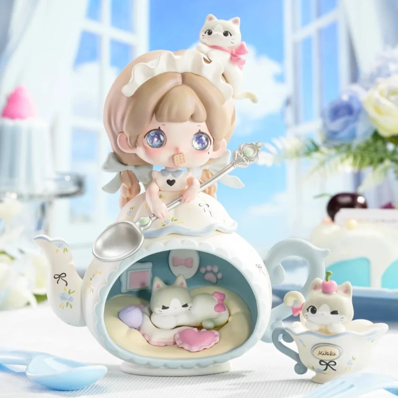 

Lanjuju Mikuku Doll Pink Fairy Little Ju Art Toy LIIZ Figure Halloween Afternoon Tea Cute Girl Custom Toy Puppet Friend DIY Gift