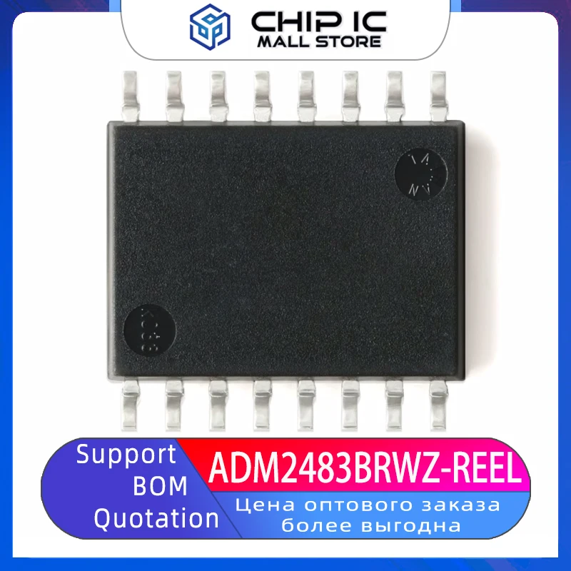 ADM2483BRWZ-REEL Package SOP-16 Half Duplex Isolation RS-485 Transceiver Chip 100% New Original Stock