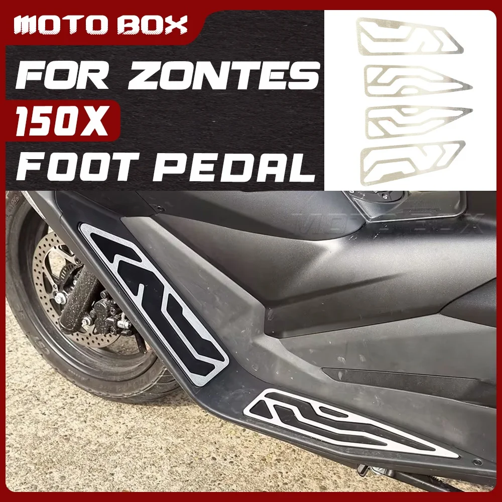 

Нескользящие педали из нержавеющей стали для ZONTES 150X, полые, матовые, износостойкие, для моделей 150x X150.