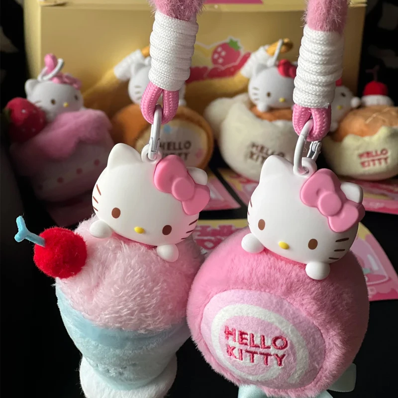 

Sanrio Sweet Workshop Series Kitty слепая коробка кулон кукла загадочная слепая коробка мультяшный торт-сюрприз подарок на день рождения для девочки