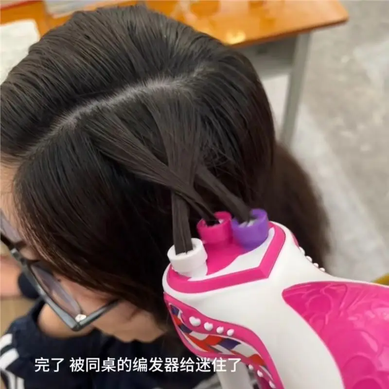 Automatic Hair Braiding Tool for Kids & Adults, 3-Strand Twist Braider DIY Dreadlock Maker for Women, Easy Hair Styling Machine