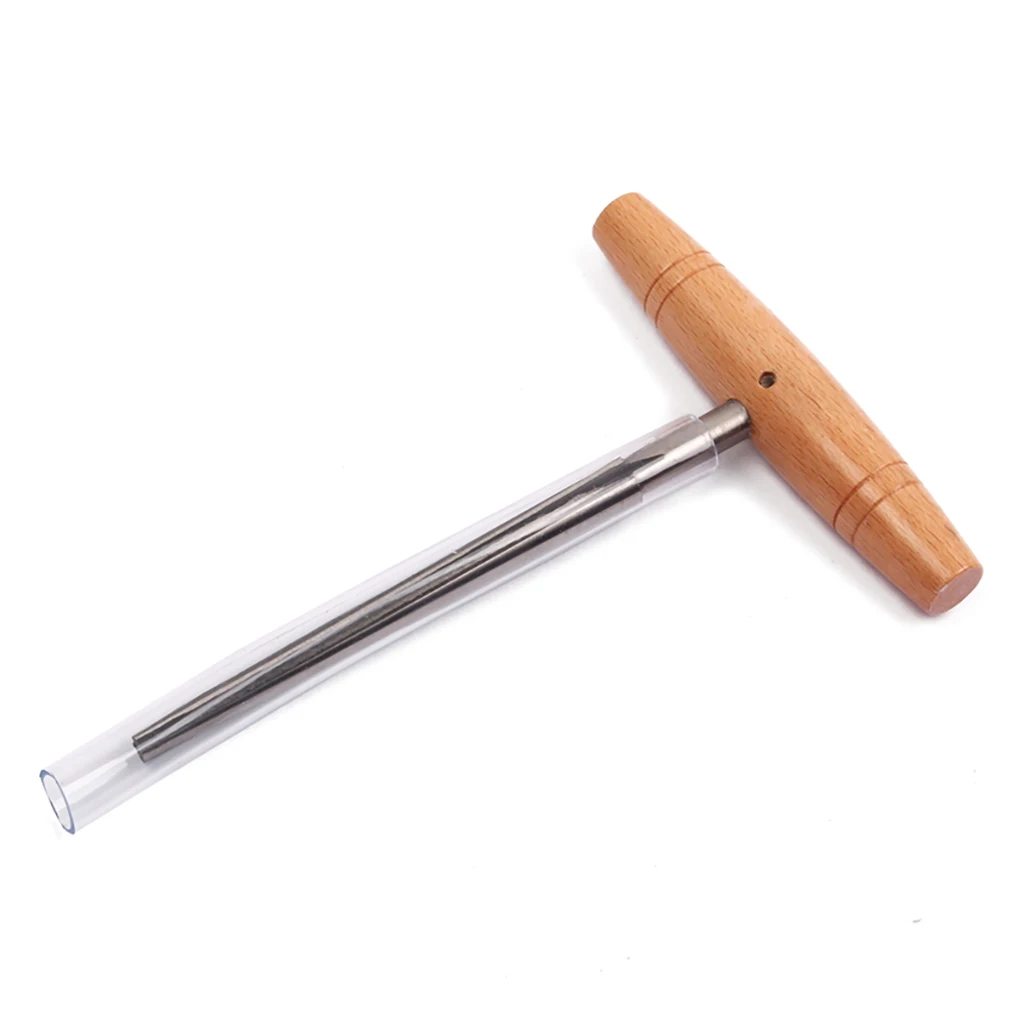 Cello Guitar Peg Hole Reamer with Handle Instrument Repairing Wood Drilling Tool Steel Woodworking for Woodworker