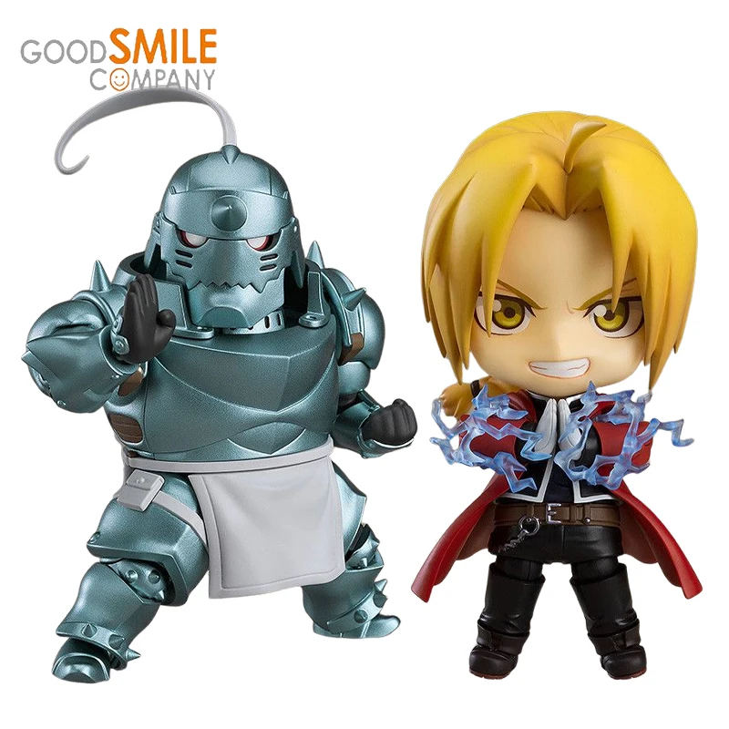 

Original GSC Goodsmile No.796 Alphonse Elric No.788 Edward Elric Fullmetal Alchemist Anime Action Figure Collectible Model Gifts