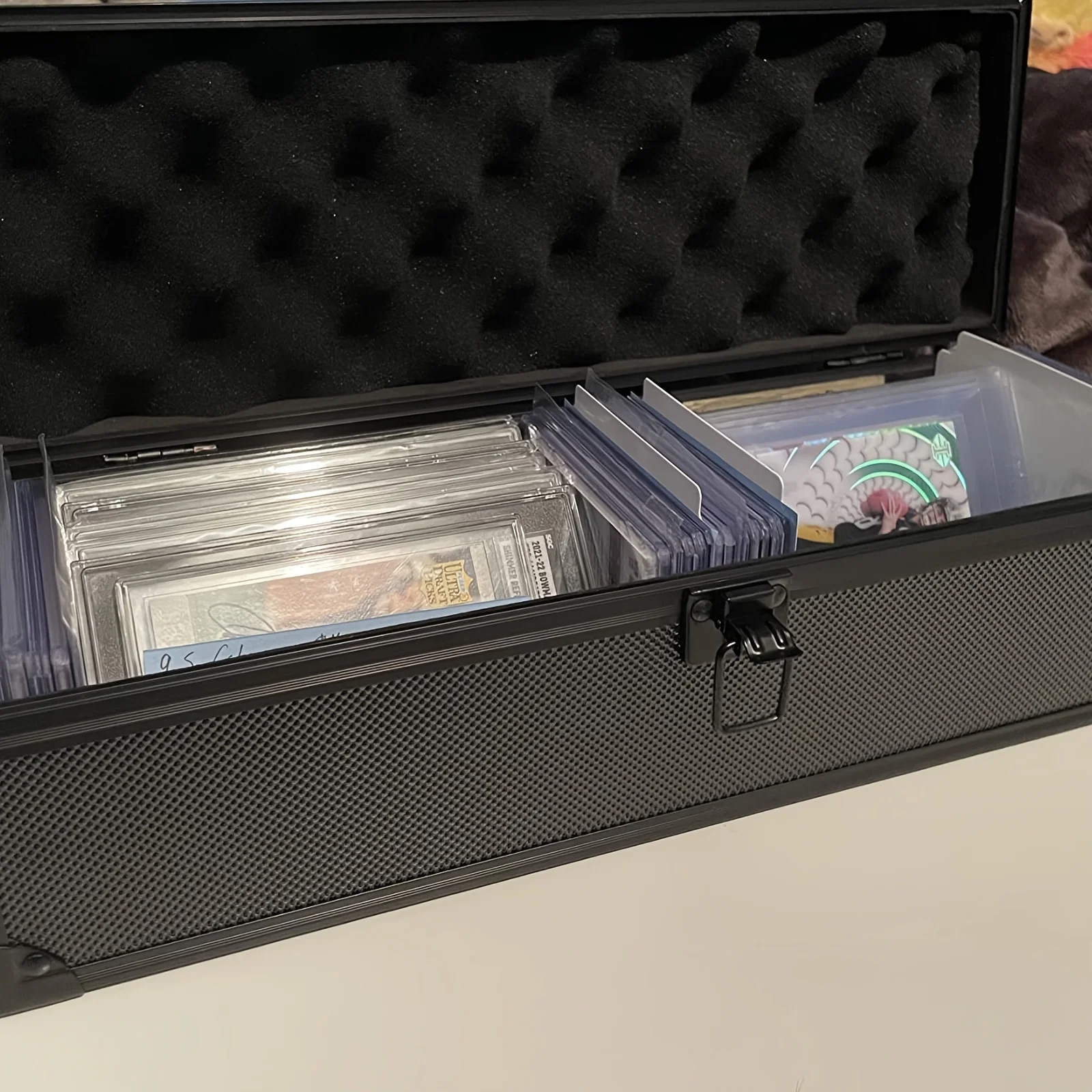 Cards Holder Hard Case For Trading Cards & Sports Baseball Basketball Cards, Cards Storage Box For TCG PTCG