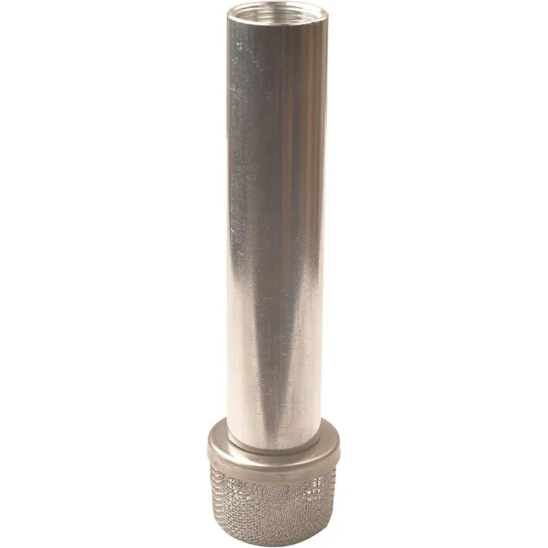 Aluminum Straight Suction Tube with Stainless Steel Filter Screen for Airless Sprayer