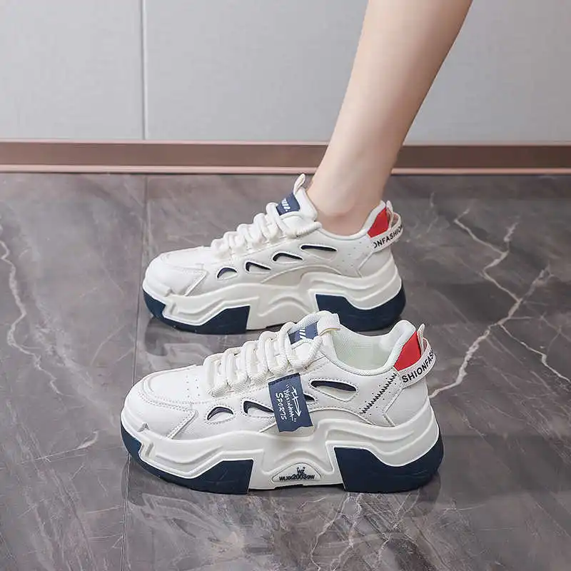 Non-slip Sole Khaki Sporty Shoes Woman Skateboarding Cosplay Grey Sneakers Sport Tnis Interesting Teniss Obuv Super Cozy