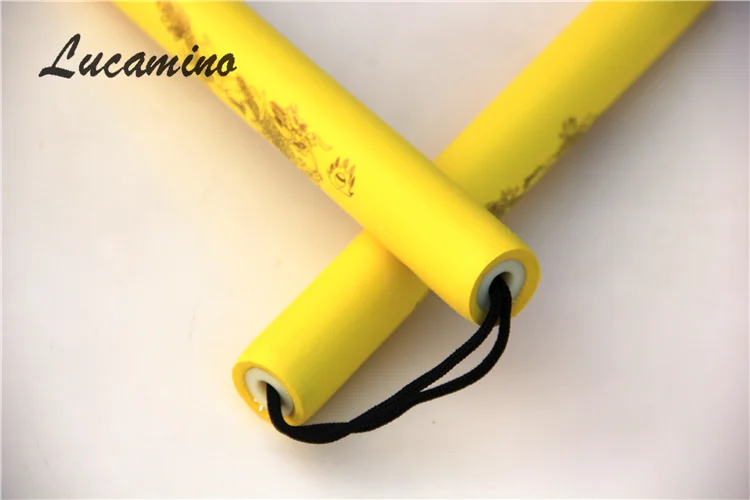 (2pcs/lot) 4C Martial Arts Foam Nunchakus Kids rope chains plastic nunchaku Child kung fu Wushu nunchucks Trainer For beginners