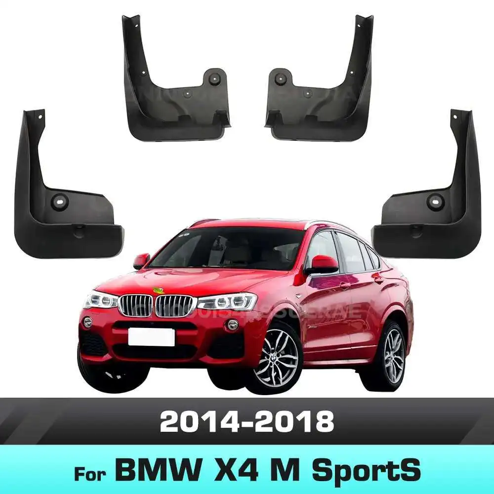 

For BMW X4 M SportS 2014 2015 2016 2017 2018 Fender Mudflaps Splash Guards Mudguards Mud Flaps car Accessories