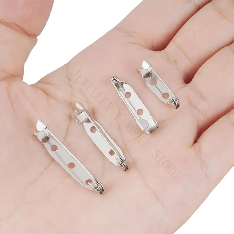 R7UF 300 Brooch Pin Bases for DIY Jewelry Makers and Fabric Crafters