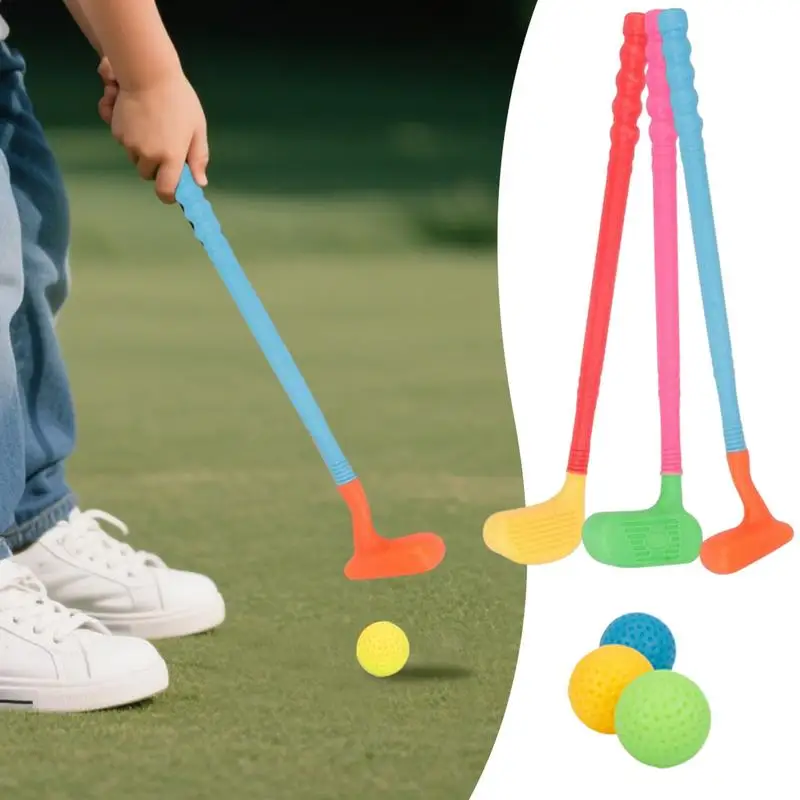 Ensembles de clubs de Golf pour enfants, jeux d'interaction Parent-enfant, activités éducatives préscolaires, jouets de sport d'intérieur et d'extérieur pour enfants