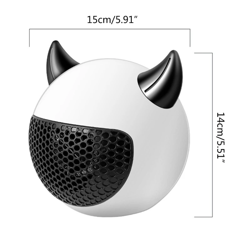 Portable Electric Heater Plug in Wall Heater Room Heating Stove Home Radiator Drop Shipping