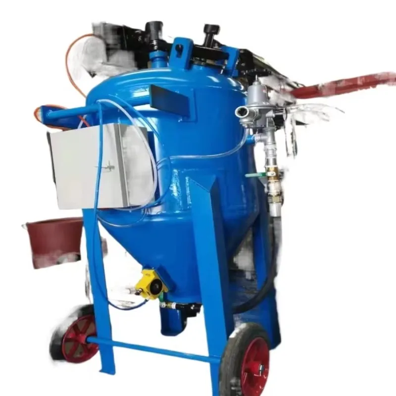 

Portable Wet Sand Blasting Machine Water Sand Mix for Outdoor Repairs Marine Rust Removal Construction Sites