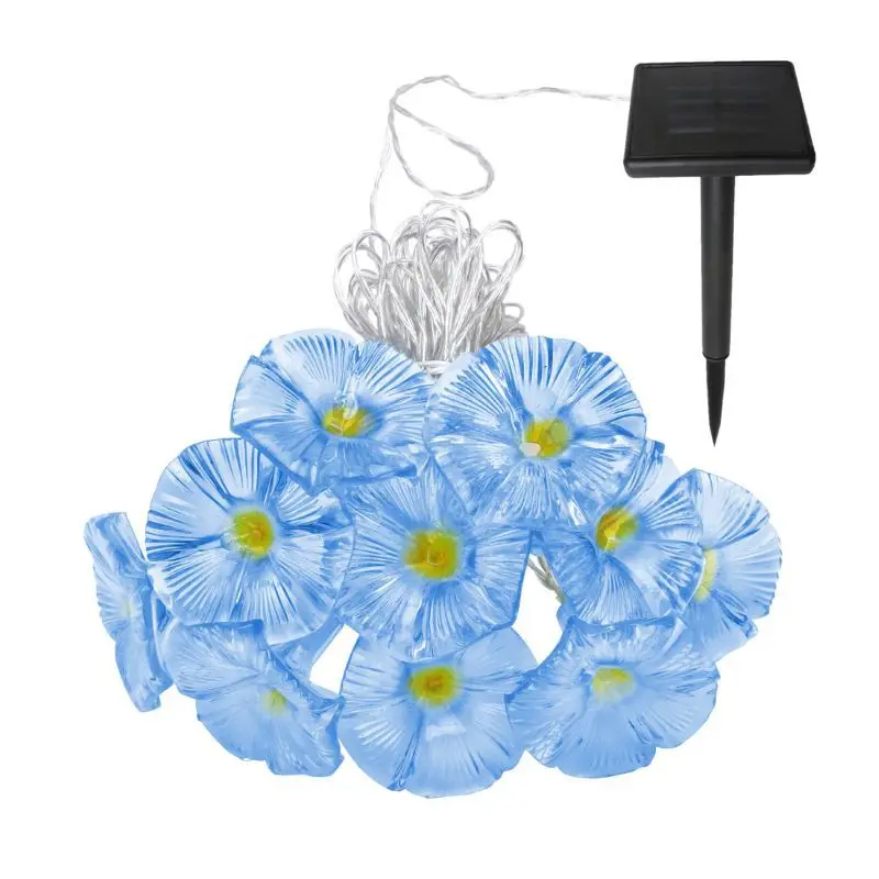 

Solar garden light led hanging tree light string outdoor landscape light villa garden decorative light simulated morning glory