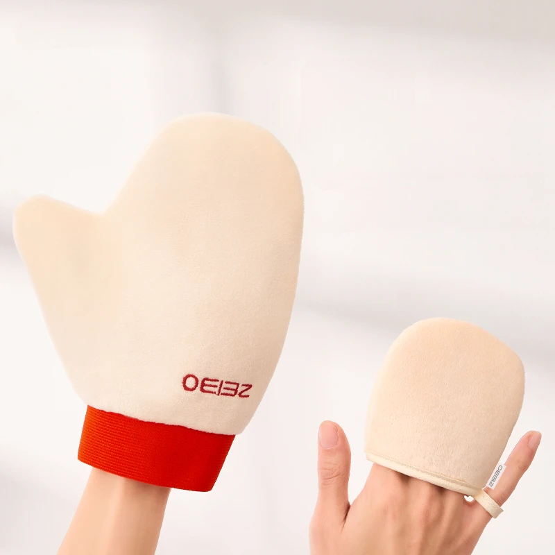 Smear Sunscreen Gloves Home Accessories Lazy Body Lotion Gloves Smear Artifact Tanning Apply Sunscreen Oil Massage Flocked Glove