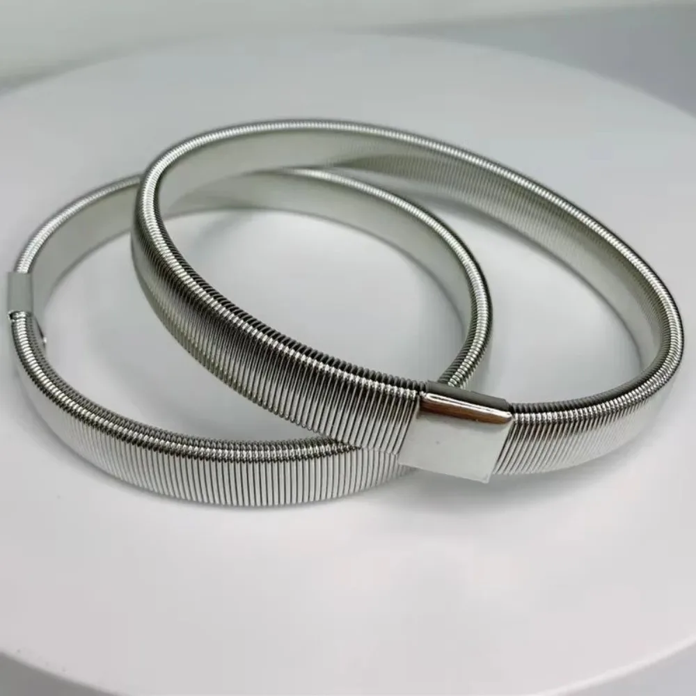 1PC Fashion Metal Shirt Sleeve Holder Adjustable Non-slip Arm Cuffs Elastic Stretchy Sleeve Garter For Men/Women