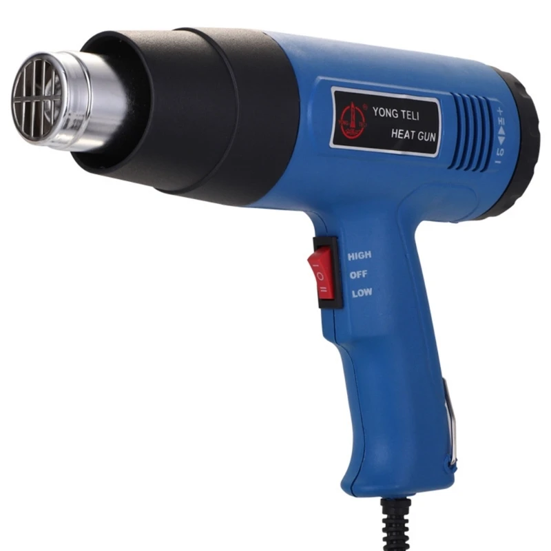 Pistole riscaldanti 2000W 300℃ 600℃ Pistole calda per sverniciatura con controllo della temperatura variabile Pistole