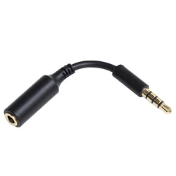 10cm 3.5mm Stero męski na żeński M/F wtyk Jack słuchawki rozszerzenie audio krótki kabel