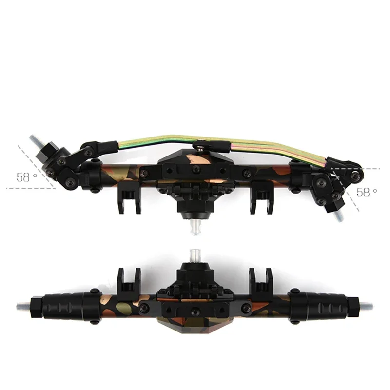 Forward and Reverse Drive Shaft Diamond Shaft Large Steering Reversal Enhanced CVD High Input Gear for1/10 RC Climbing Car SCX10