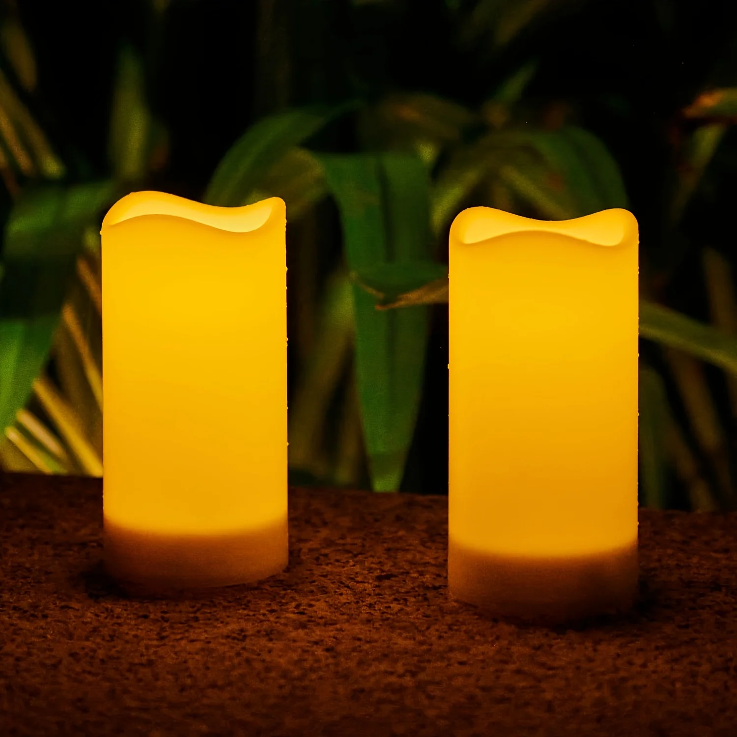 2er-Pack Solar-LED-Elektronische Kerzenlichter, ideal für Gärten und Innenhöfe, Laternendekorationen, Weihnachts- und Halloween-Ornamente, Weihnachtsgeschenke