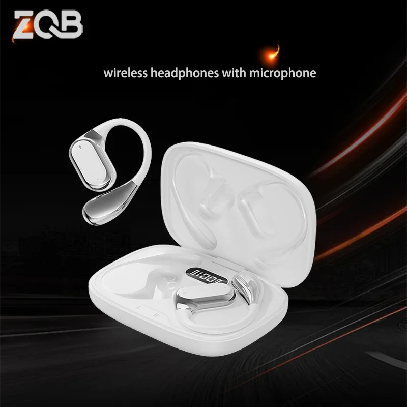 

ZQB Q11 OWS Clip-on Wireless Bluetooth Headphones Open-Ear Headphones Hang-On Headphones With Mic noise reduction For Running