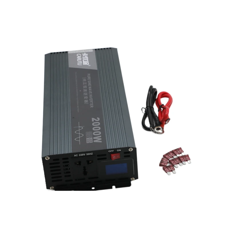 

Factory sale various widely portable multifunctional high frequency inverter 2000w 24v pure sine wave inverter