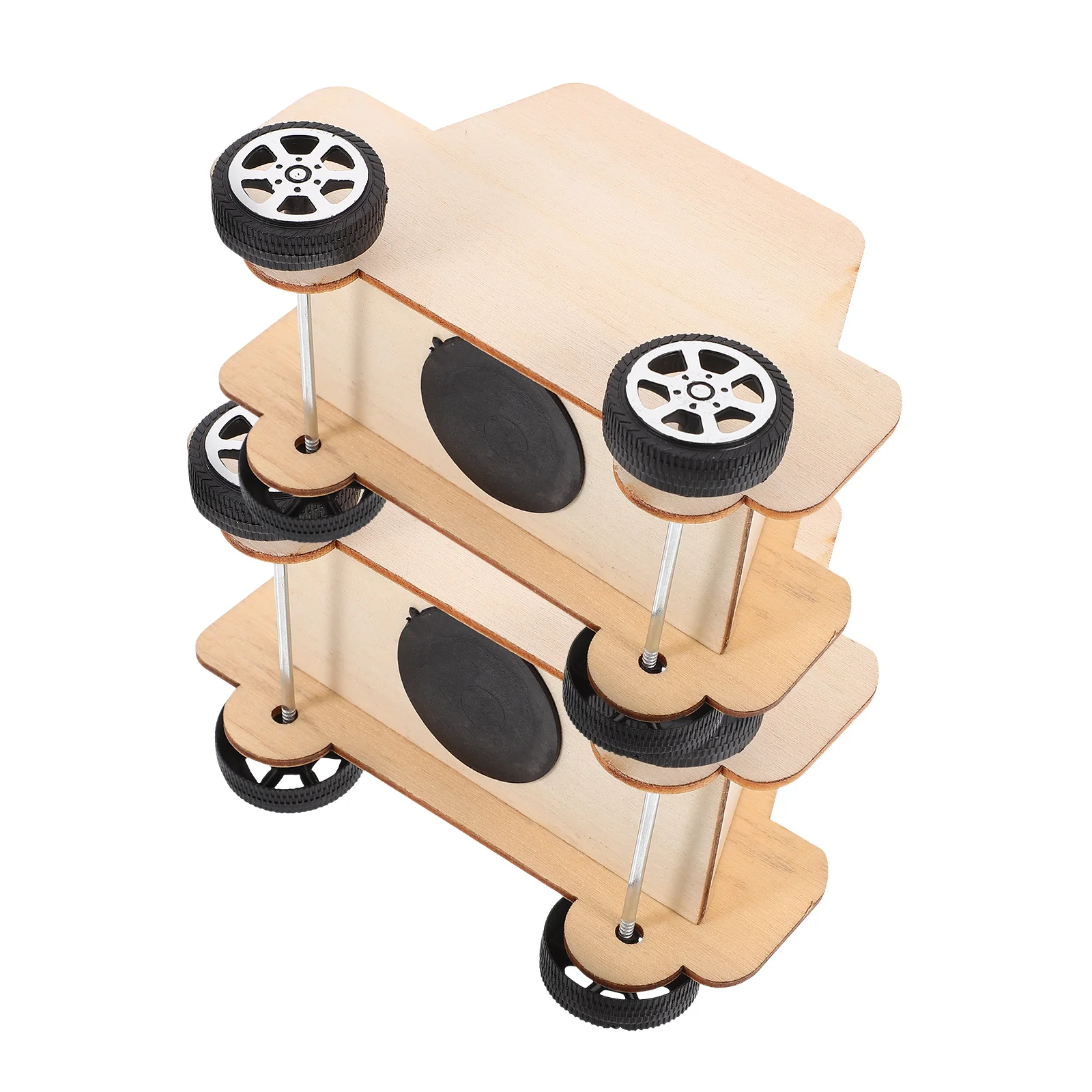 

2 PCS Wooden Car Money Bank Piggy Coin Banks DIY Saving Pot