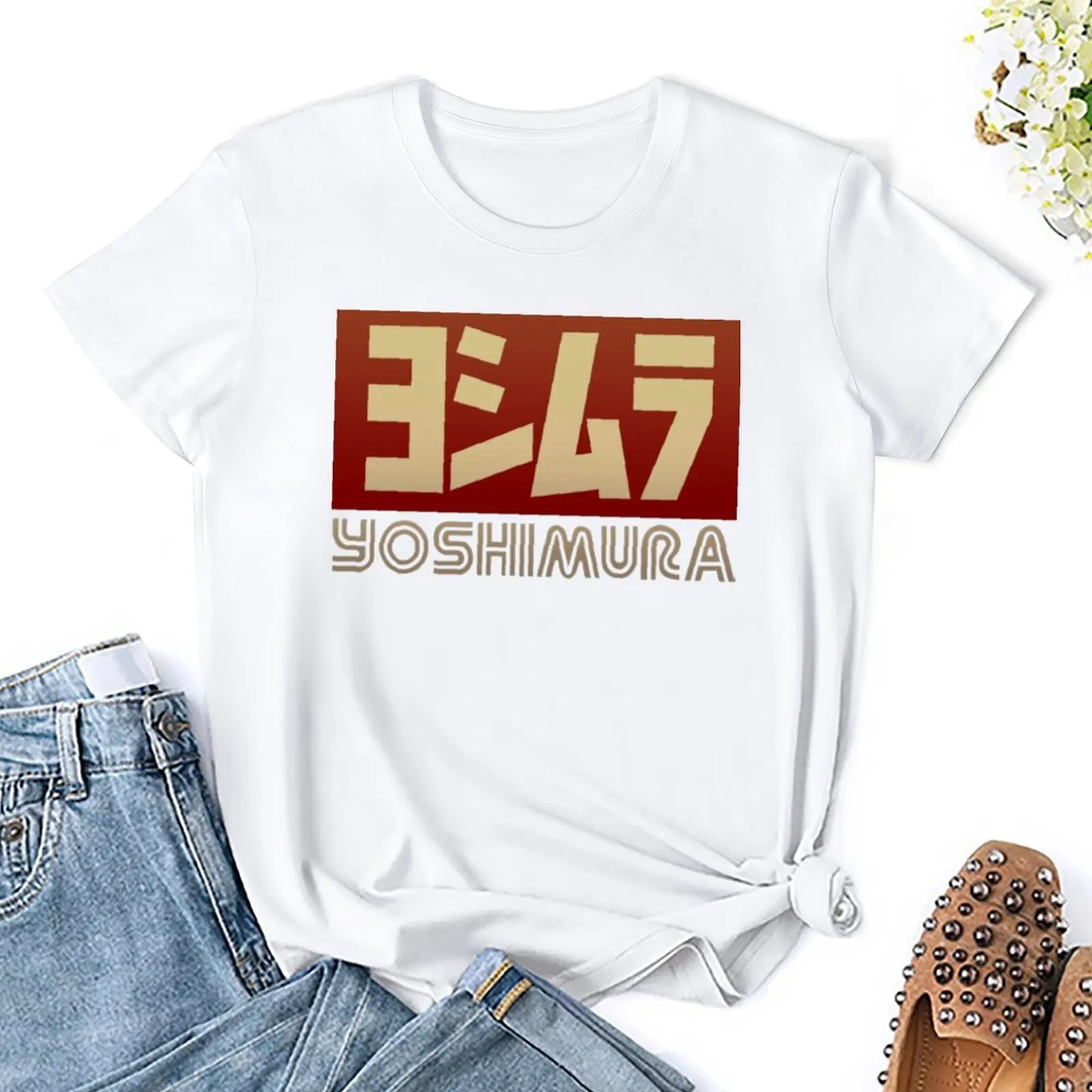 Crewneck Yoshimura Essential T-shirt  Sport Top Tee Novelty Funny Joke Fitness