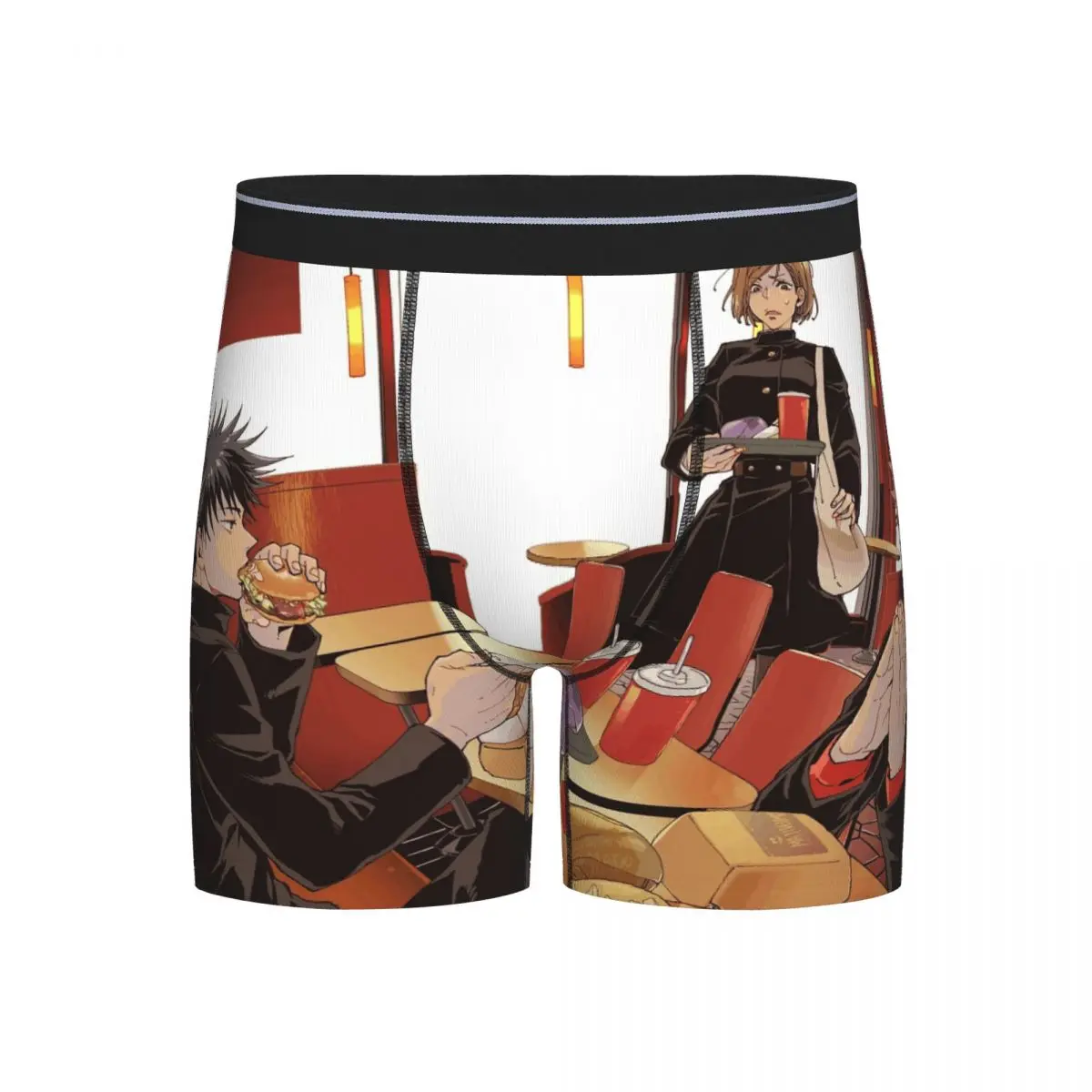 

Long Boxer Underpants Shorts Megumi Besto Friendo Jujutsu Kaisen Sukuna Anime Panties Men Comfortable Underwear for Homme Man