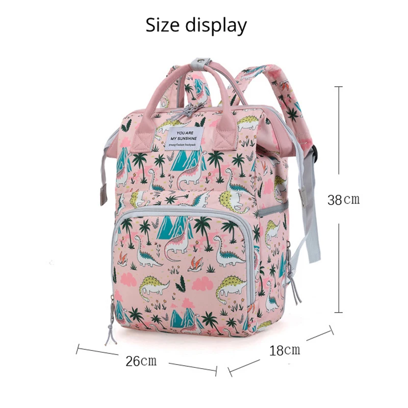 Bolsa de gran capacidad para mamá, bolso portátil para exteriores del hogar, carrito de bebé, bolsa multifuncional para madre e hijo, nueva moda